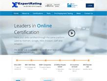 Tablet Screenshot of dev.expertrating.com